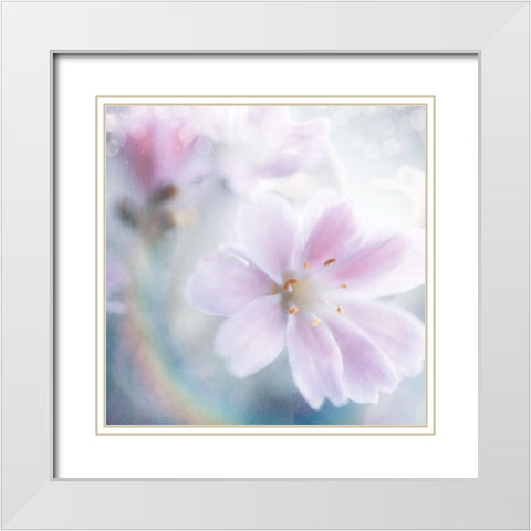 Mystical Gypsy Flower 01 White Modern Wood Framed Art Print with Double Matting by LightBoxJournal