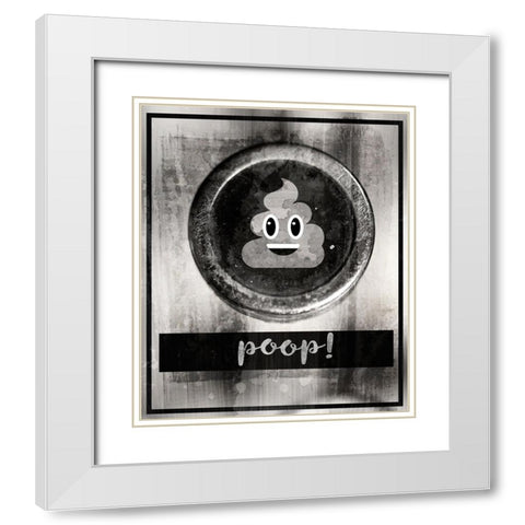 Farm bathroom signs 7 White Modern Wood Framed Art Print with Double Matting by LightBoxJournal