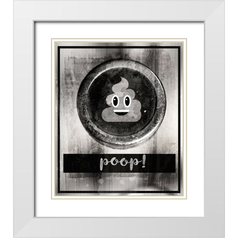 Farm bathroom signs 7 White Modern Wood Framed Art Print with Double Matting by LightBoxJournal