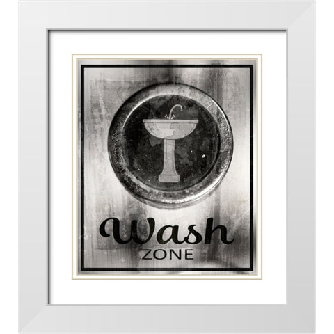 Farm bathroom signs 16 White Modern Wood Framed Art Print with Double Matting by LightBoxJournal