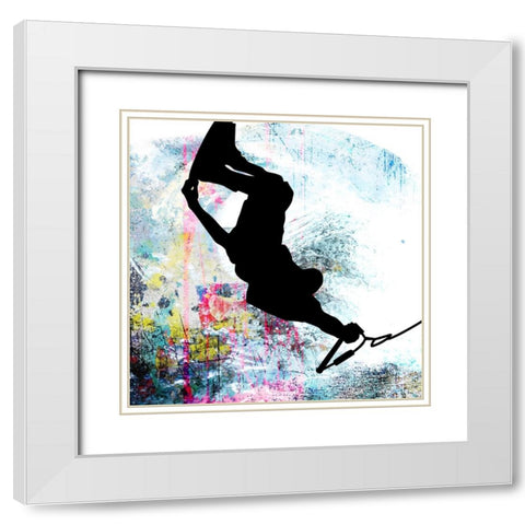 Extreme Wakeboard 3 White Modern Wood Framed Art Print with Double Matting by LightBoxJournal