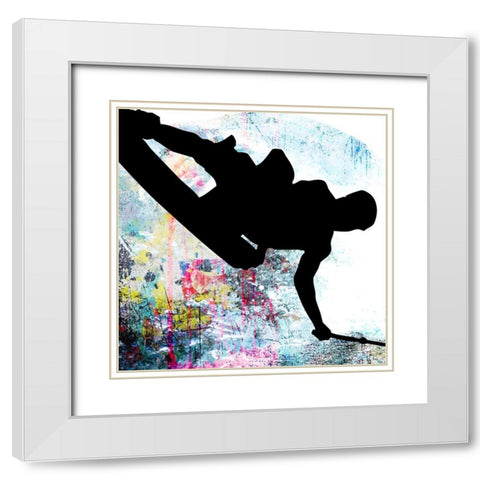 Extreme Wakeboard 4 White Modern Wood Framed Art Print with Double Matting by LightBoxJournal