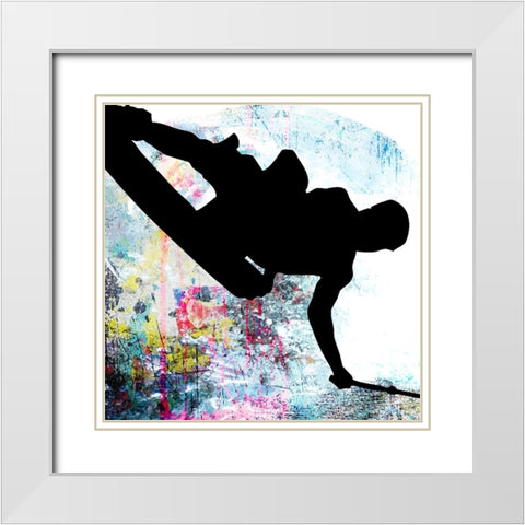 Extreme Wakeboard 4 White Modern Wood Framed Art Print with Double Matting by LightBoxJournal