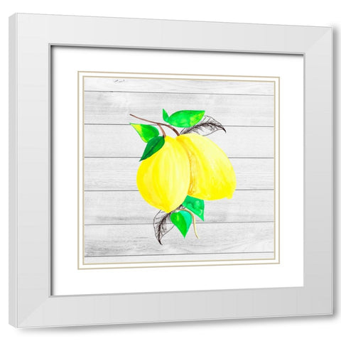 Farm Lemon 02 White Modern Wood Framed Art Print with Double Matting by LightBoxJournal