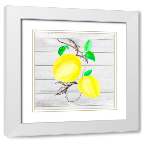 Farm Lemon 03 White Modern Wood Framed Art Print with Double Matting by LightBoxJournal