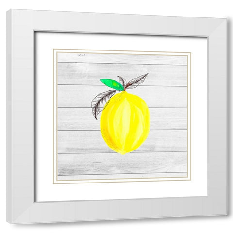 Farm Lemon 04 White Modern Wood Framed Art Print with Double Matting by LightBoxJournal