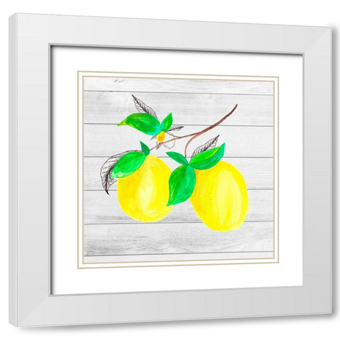Farm Lemon 05 White Modern Wood Framed Art Print with Double Matting by LightBoxJournal