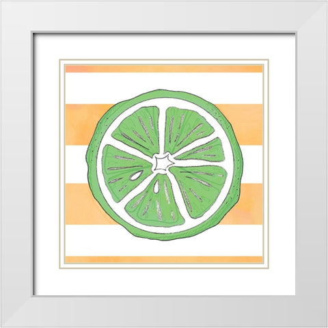 Summer time Lemon 03 White Modern Wood Framed Art Print with Double Matting by LightBoxJournal