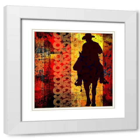 Go Around 03 White Modern Wood Framed Art Print with Double Matting by LightBoxJournal