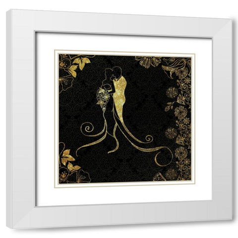 Forever Love 01 White Modern Wood Framed Art Print with Double Matting by LightBoxJournal