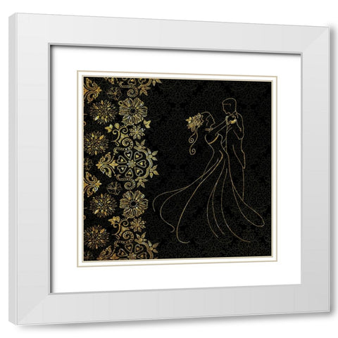 Forever Love 02 White Modern Wood Framed Art Print with Double Matting by LightBoxJournal