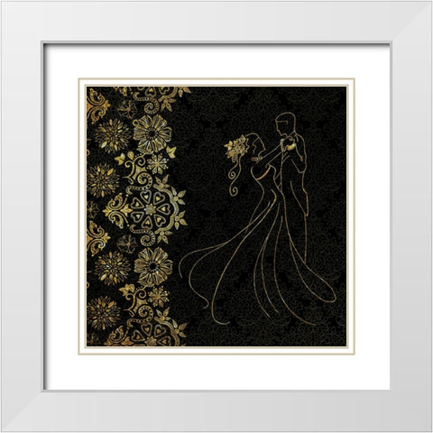 Forever Love 02 White Modern Wood Framed Art Print with Double Matting by LightBoxJournal