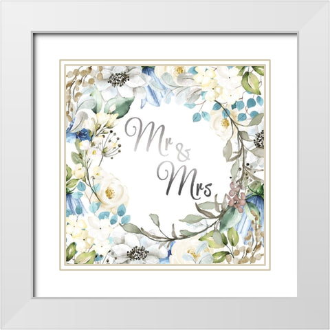 Our Love 01 White Modern Wood Framed Art Print with Double Matting by LightBoxJournal