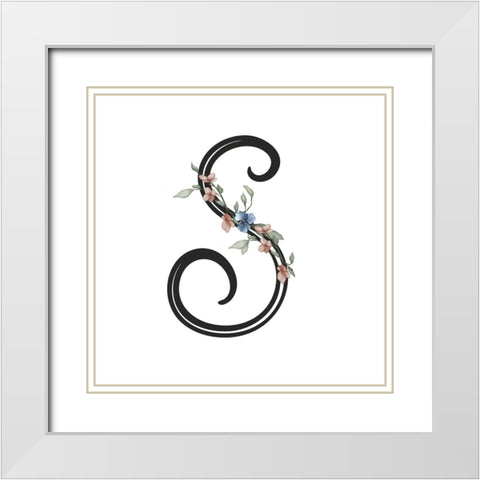 S White Modern Wood Framed Art Print with Double Matting by LightBoxJournal