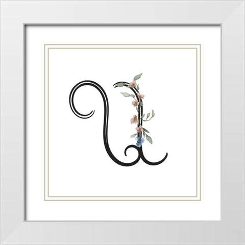 U White Modern Wood Framed Art Print with Double Matting by LightBoxJournal