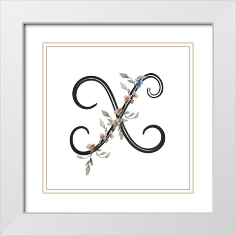 X White Modern Wood Framed Art Print with Double Matting by LightBoxJournal