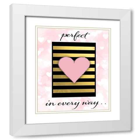 Love you 03 White Modern Wood Framed Art Print with Double Matting by LightBoxJournal