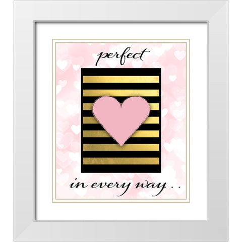 Love you 03 White Modern Wood Framed Art Print with Double Matting by LightBoxJournal