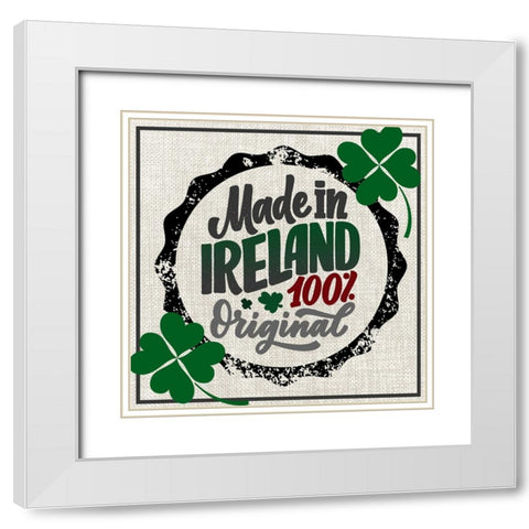 St. Patricks Day 1A White Modern Wood Framed Art Print with Double Matting by LightBoxJournal