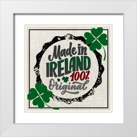 St. Patricks Day 1A White Modern Wood Framed Art Print with Double Matting by LightBoxJournal
