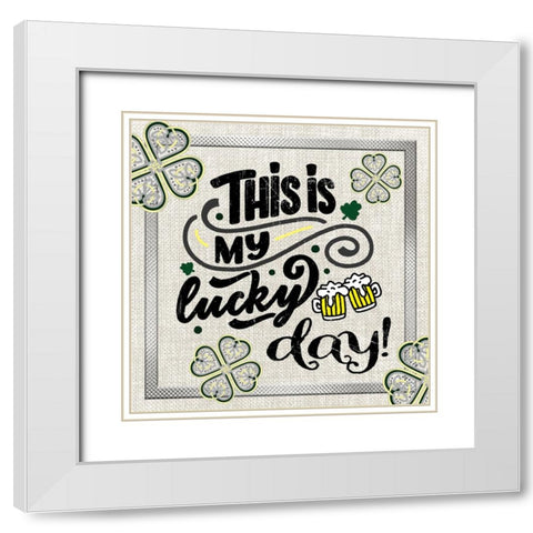 St. Patricks Day 2A White Modern Wood Framed Art Print with Double Matting by LightBoxJournal