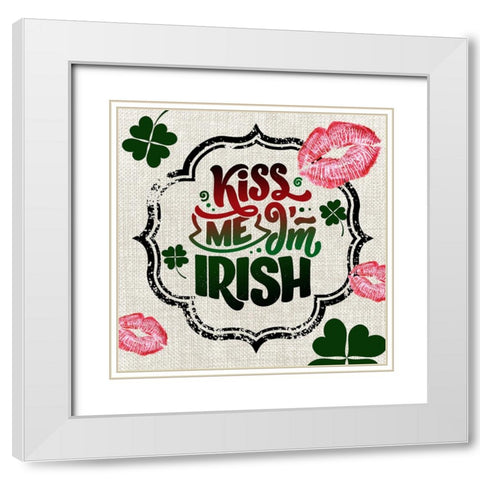 St. Patricks Day 3A White Modern Wood Framed Art Print with Double Matting by LightBoxJournal