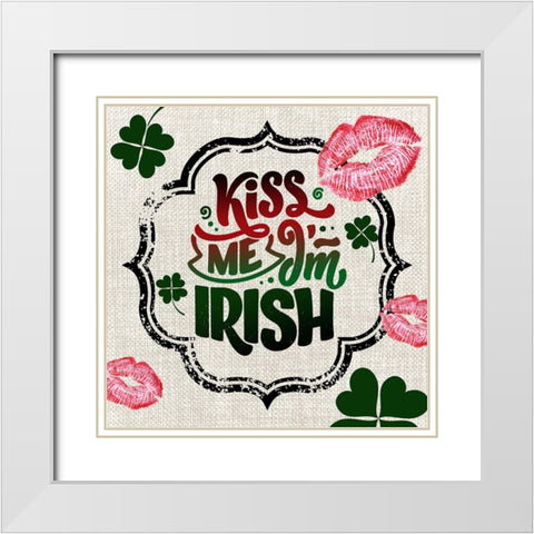 St. Patricks Day 3A White Modern Wood Framed Art Print with Double Matting by LightBoxJournal