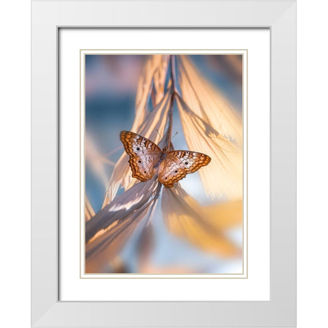 Goodbye My Friend White Modern Wood Framed Art Print with Double Matting by Love Grams