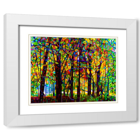 Standing Room Only White Modern Wood Framed Art Print with Double Matting by Budan, Mandy