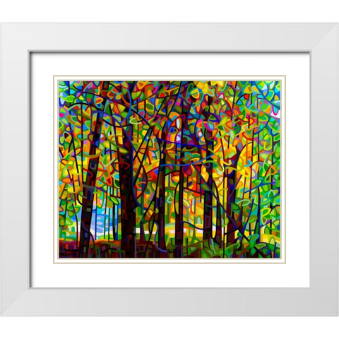 Standing Room Only White Modern Wood Framed Art Print with Double Matting by Budan, Mandy