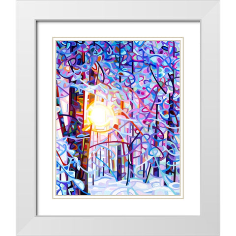 Early Riser White Modern Wood Framed Art Print with Double Matting by Budan, Mandy