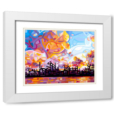 Last Call White Modern Wood Framed Art Print with Double Matting by Budan, Mandy