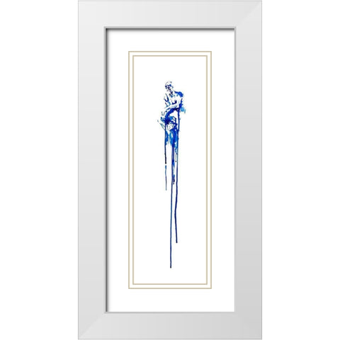 This One Fleeting Thought White Modern Wood Framed Art Print with Double Matting by Allante, Marc
