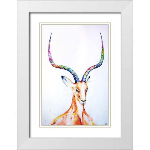 Citadel White Modern Wood Framed Art Print with Double Matting by Allante, Marc