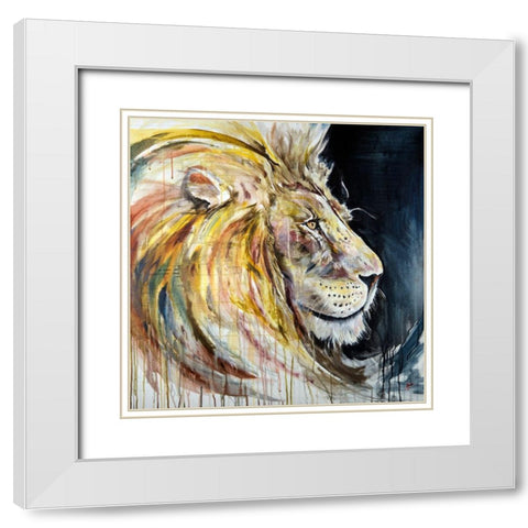 Heavy Lies The Head That Wears the Crown White Modern Wood Framed Art Print with Double Matting by Allante, Marc