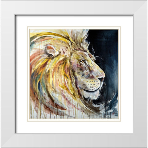 Heavy Lies The Head That Wears the Crown White Modern Wood Framed Art Print with Double Matting by Allante, Marc