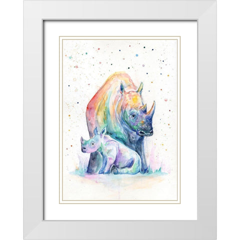 Shelter White Modern Wood Framed Art Print with Double Matting by Allante, Marc
