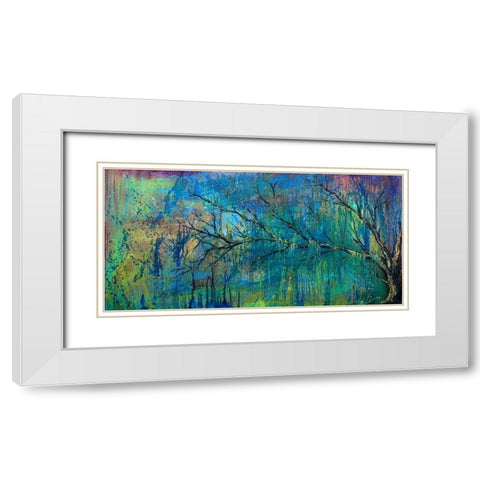 Prelude to Spring Tree White Modern Wood Framed Art Print with Double Matting by Wickstrom, Martin