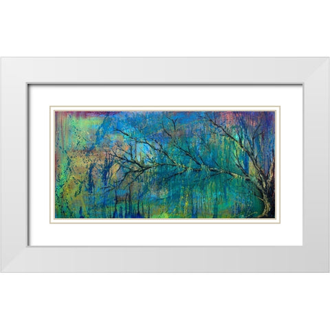 Prelude to Spring Tree White Modern Wood Framed Art Print with Double Matting by Wickstrom, Martin