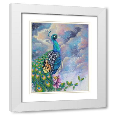 Let Your Light Shine White Modern Wood Framed Art Print with Double Matting by Wickstrom, Martin