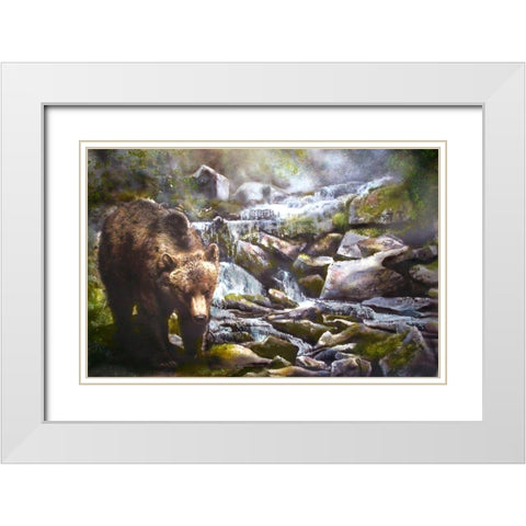 000_0002 White Modern Wood Framed Art Print with Double Matting by Murray Henderson Fine Art