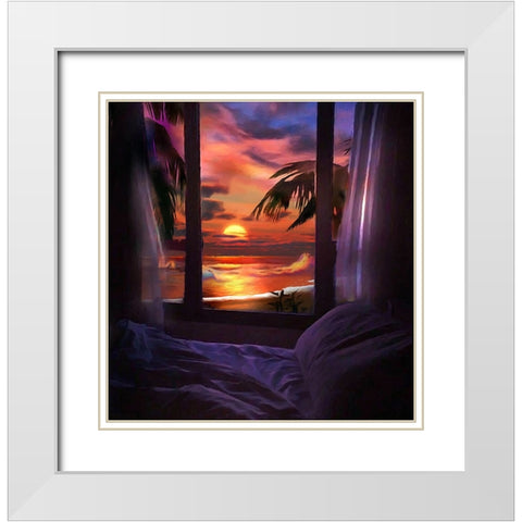 The Dream Print White Modern Wood Framed Art Print with Double Matting by Murray Henderson Fine Art