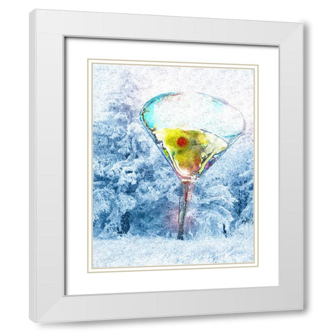 Wintini White Modern Wood Framed Art Print with Double Matting by Murray Henderson Fine Art