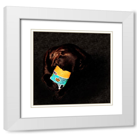 Chocolate And Peanutbutter White Modern Wood Framed Art Print with Double Matting by Murray Henderson Fine Art