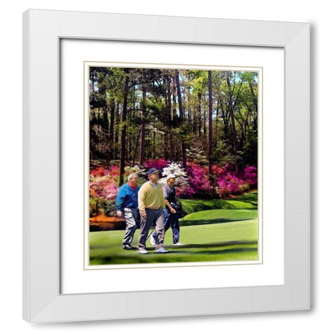 Master 96 White Modern Wood Framed Art Print with Double Matting by Murray Henderson Fine Art