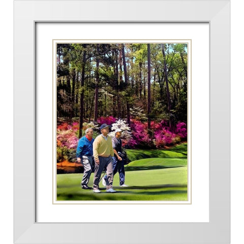 Master 96 White Modern Wood Framed Art Print with Double Matting by Murray Henderson Fine Art
