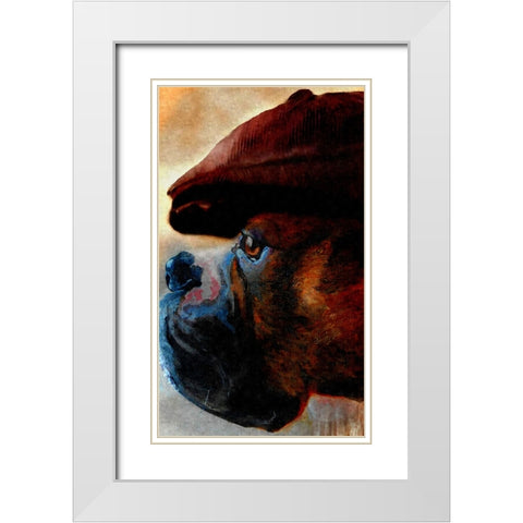 The Duke White Modern Wood Framed Art Print with Double Matting by Murray Henderson Fine Art