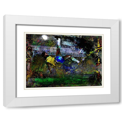 Pele White Modern Wood Framed Art Print with Double Matting by Murray Henderson Fine Art