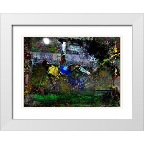 Pele White Modern Wood Framed Art Print with Double Matting by Murray Henderson Fine Art