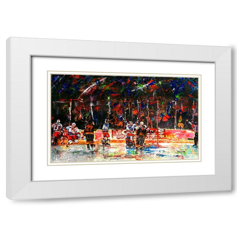Ranger Win White Modern Wood Framed Art Print with Double Matting by Murray Henderson Fine Art